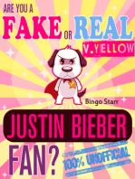 Are You a Fake or Real Justin Bieber Fan? Version Yellow