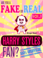 Are You a Fake or Real Harry Styles Fan? Volume 1: The 100% Unofficial Quiz and Facts Trivia Travel Set Game