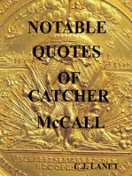 Notable Quotes of Catcher McCall