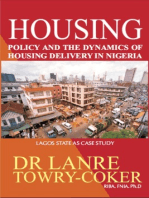 Housing Policy and the Dynamics of Housing Delivery in Nigeria: Lagos State as Case Study