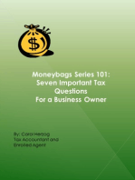 Moneybags Series 101: Seven Important Tax Questions for a Business Owner