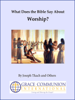 What Does the Bible Say About Worship?