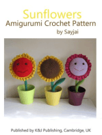 Sunflowers Amigurumi Crochet Pattern