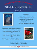 Sea Creatures Book 1: A Set of Seven 15-Minute Books