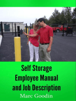 Self Storage Employee Manual And Job Description