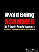 Avoid Being Scammed By A Credit Repair Company