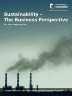 Sustainability: the Business Perspective