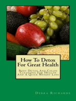 How To Detox For Great Health