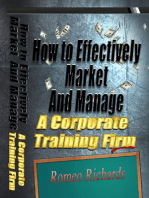 How to Effectively Market and Manage a Corporate Training Firm