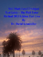 SAT Math Level 2 Subject Test Guide