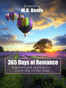 Read 365 Days Of Romance Inspirational Quotes For Every Day Of The Year Online By Mg Keefe Books