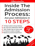 Inside the Admission Process: Ace your Admission in 10 Steps