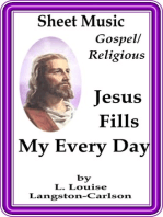 Sheet Music Jesus Fills My Every Day