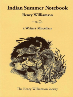 Indian Summer Notebook: A Writer's Miscellany: Henry Williamson Collections, #10