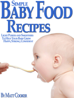 Simple Baby Food Recipes