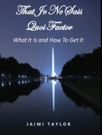 That Je Ne Sais Quoi Factor - What It Is and How To Get It