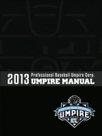 2013 Professional Baseball Umpire Corp. Umpire Manual