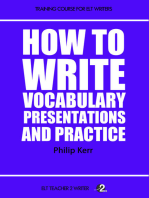 How To Write Vocabulary Presentations And Practice