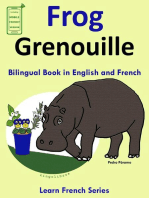 Learn French: French for Kids. Bilingual Book in English and French: Frog - Grenouille.
