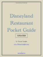 Disneyland Restaurant Pocket Guide UPDATED!