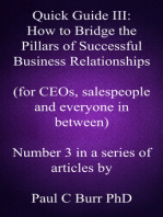 Quick Guide III: How to Bridge the Pillars of Successful Business Relationships