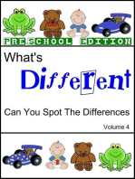 What's Different (Pre School Edition) Volume 4