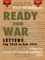 Ready for War: Letters Sep 1914 to Feb 1915