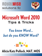 Microsoft Word Tips & Tricks