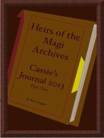 Heirs of the Magi Archives: Cassie's Journal 2013 - Part One