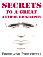 Secrets to a Great Author Biography