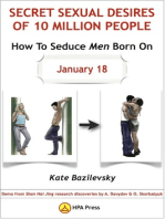 How To Seduce Men Born On January 18 Or Secret Sexual Desires of 10 Million People: Demo from Shan Hai Jing research discoveries by A. Davydov & O. Skorbatyuk