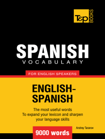 read spanish vocabulary for english speakers 9000 words online by