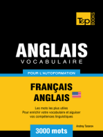 Vocabulaire Français-Anglais américain pour l'autoformation: 3000 mots