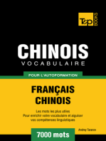 Vocabulaire Français-Chinois pour l'autoformation: 7000 mots