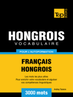 Vocabulaire Français-Hongrois pour l'autoformation: 3000 mots
