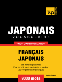 Guide De Conversation Francais Japonais Et Vocabulaire Thematique De 3000 Mots De Andrey Taranov Livre Electronique Scribd