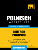 Deutsch-Polnischer Wortschatz für das Selbststudium: 3000 Wörter