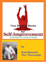 Your Building Blocks for Self-Improvement, Great Ways for would-be Greats