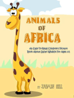 Animals In Africa: An Easy-To-Read Children's Picture Book About Safari Wildlife