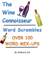 The Wine Connoisseur Word Scrambles