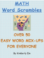 Math Word Scrambles: Over 50 Easy Word Jumbles For Everyone
