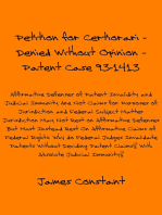 Petition for Certiorari