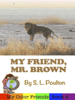 My Friend, Mr. Brown: A Preschool Early Learning Colors Picture Book: My Color Friends, #4