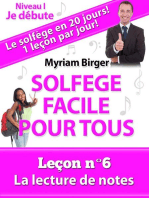 Solfège Facile Pour Tous ou Comment Apprendre Le Solfège en 20 Jours ! - Leçon N°6