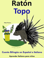 Cuento Bilingüe en Español e Italiano: Ratón - Topo (Colección Aprender Italiano)