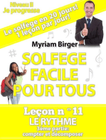 Solfège Facile Pour Tous ou Comment Apprendre Le Solfège en 20 Jours ! - Leçon N°11