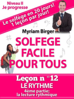 Solfège Facile Pour Tous ou Comment Apprendre Le Solfège en 20 Jours ! - Leçon N°12: Solfège Facile Pour Tous, #12