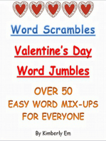 Word Scrambles: Over 50 Valentine's Day Word Jumbles