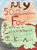My 50 Questions For Jubilee Celebrations