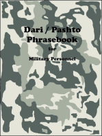 Dari / Pashto Phrasebook for Military Personnel